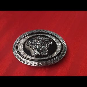 Medusa Silver Colored Belt Buckle NEW